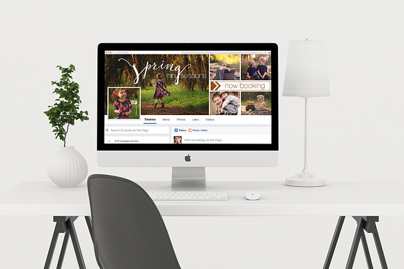 Facebook Cover | Studio Portfolio in Presentation Templates - product preview 1