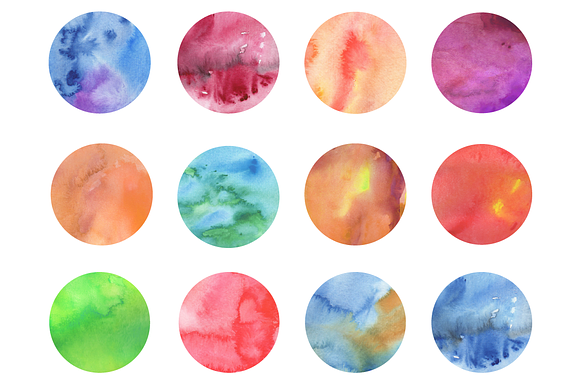 Multicolored Watercolor Pack - Vol 2 in Textures - product preview 1