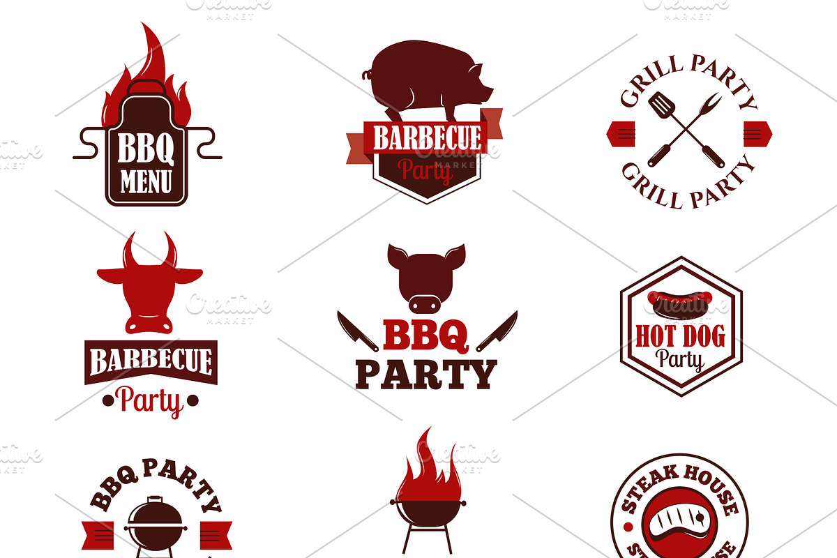 BBQ vector illustration in Illustrations - product preview 8