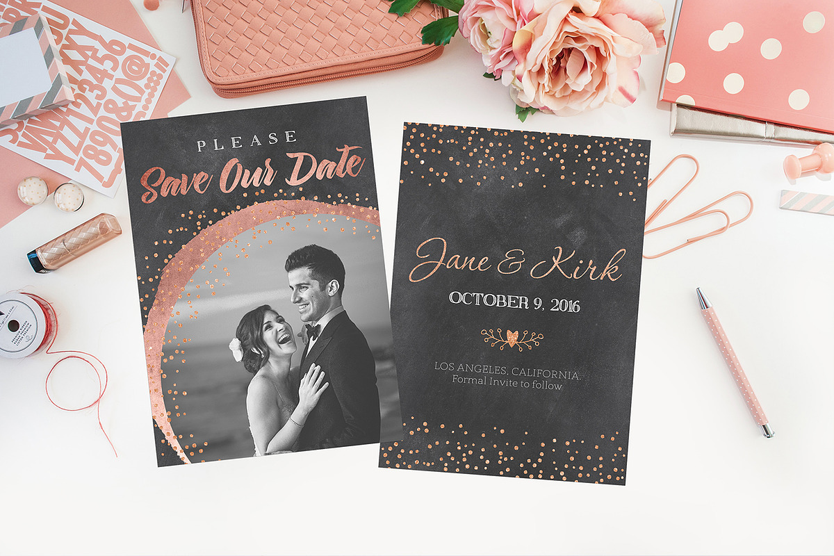 Save the Date | Confetti Dreams  in Wedding Templates - product preview 8