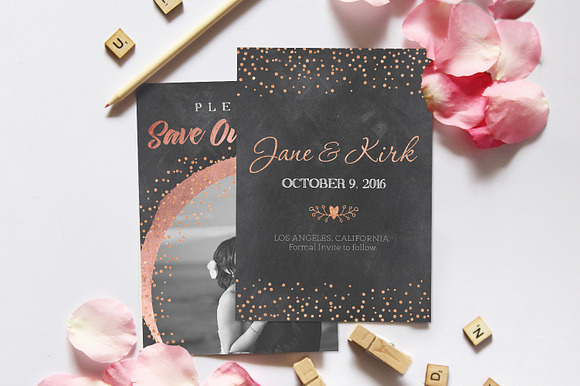 Save the Date | Confetti Dreams  in Wedding Templates - product preview 2
