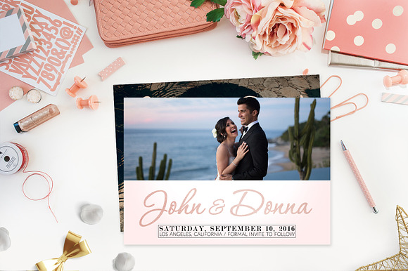 Save the Date | Our Classy Wedding in Wedding Templates - product preview 2