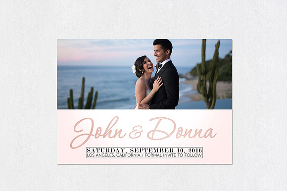Save the Date | Our Classy Wedding in Wedding Templates - product preview 4