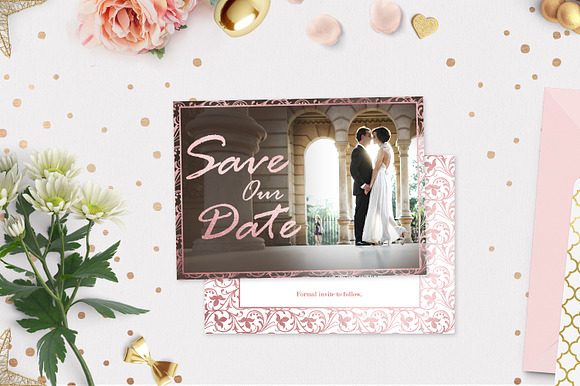 Save the Date | Touch of Pink in Wedding Templates - product preview 1