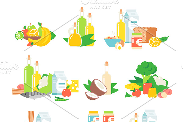 Food vector illustration