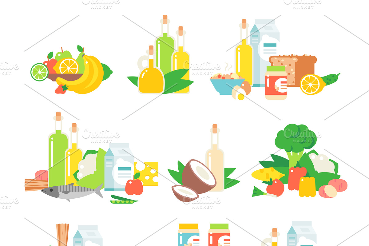 Food vector illustration in Illustrations - product preview 8