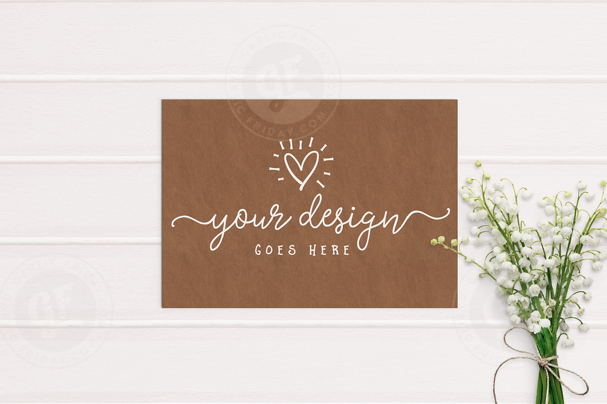 Craft Styled Scene Mockup A4 Kraft in Product Mockups - product preview 8