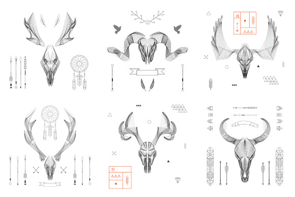 SKULLS in Illustrations - product preview 1