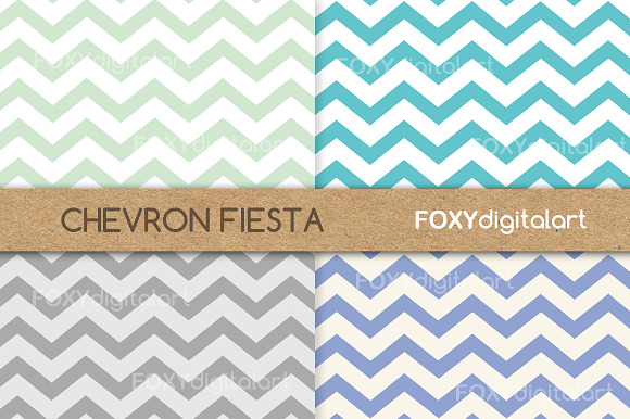 Chevron Scrapbook Paper Packs in Patterns - product preview 1