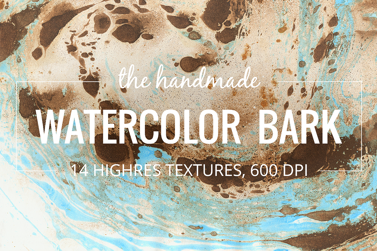 Watercolor bark paper in Textures - product preview 8