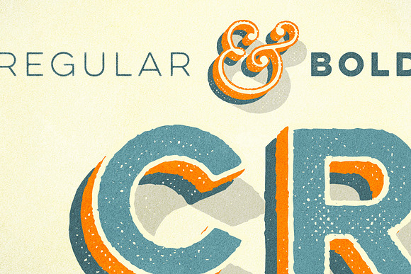 Lulo 3D Font Family in Stamp Fonts - product preview 3