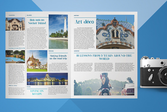 Travel Magazine in Magazine Templates - product preview 6