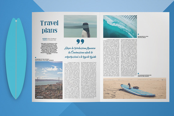 Travel Magazine in Magazine Templates - product preview 10