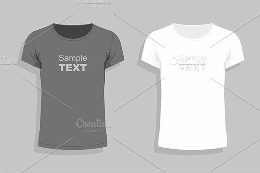 Mens t-shirt design template in Illustrations - product preview 8
