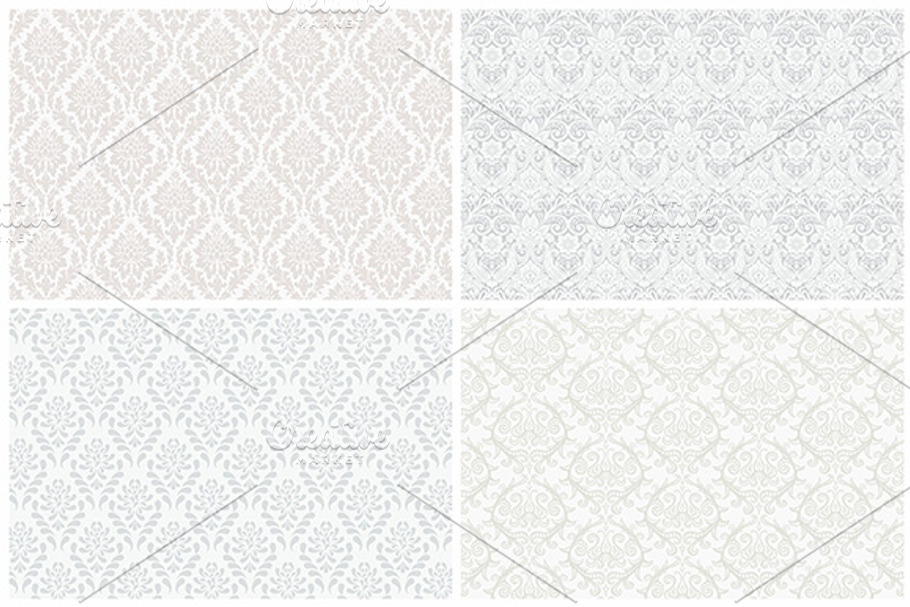 Seamless wallpaper pattern in Patterns - product preview 8