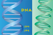 DNA - set of illustrations