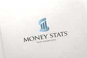 Money Stats Logo Template