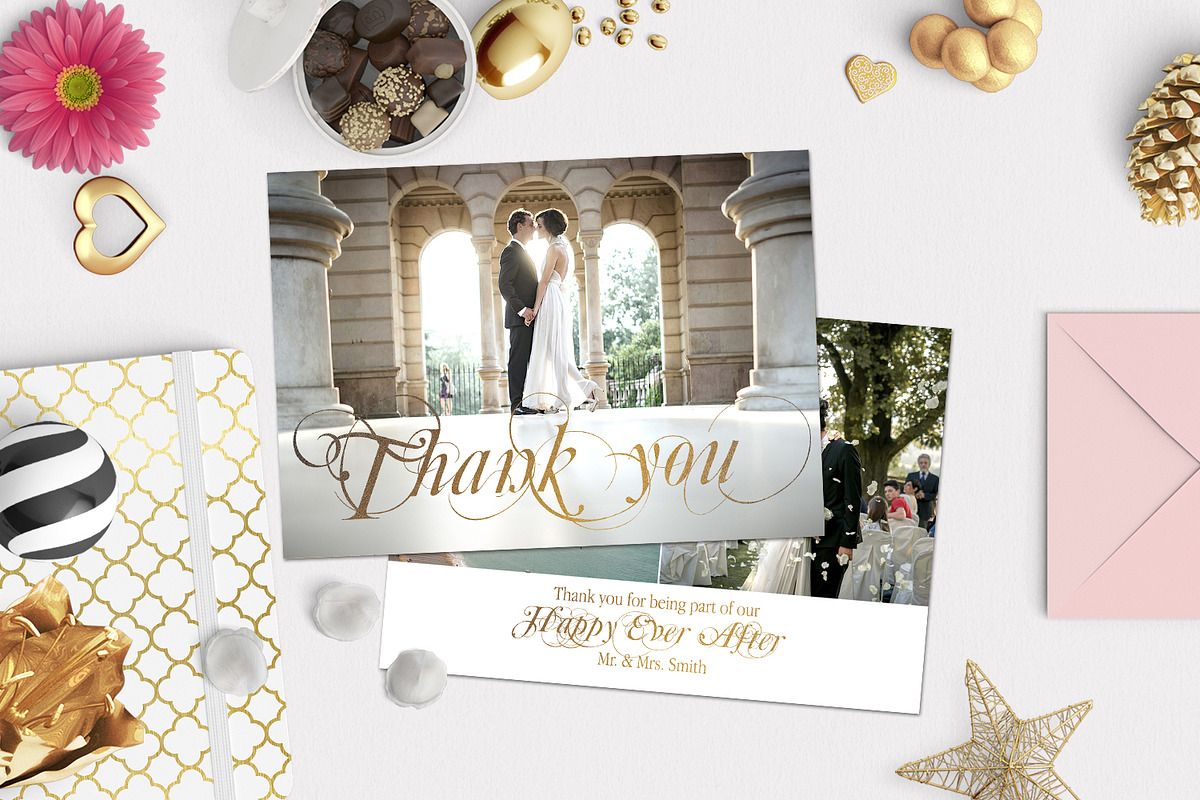 Wedding Thank You | Golden Days in Wedding Templates - product preview 8