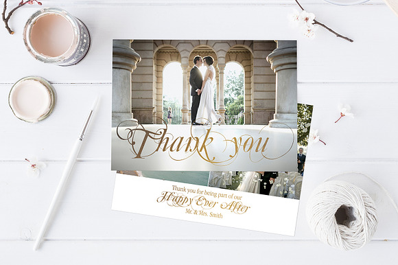 Wedding Thank You | Golden Days in Wedding Templates - product preview 3