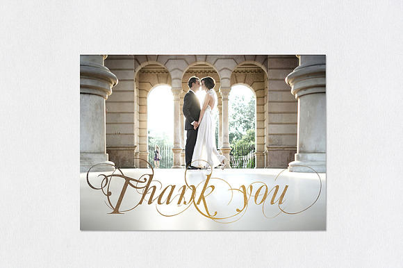 Wedding Thank You | Golden Days in Wedding Templates - product preview 4