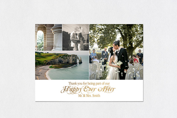 Wedding Thank You | Golden Days in Wedding Templates - product preview 5