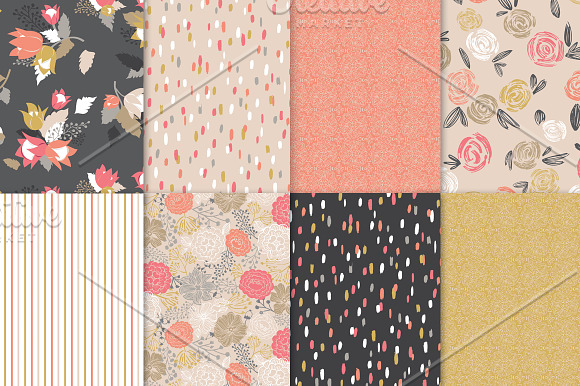 A Hint of Spring-vector & jpgs in Patterns - product preview 2