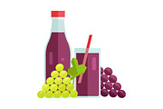Grape Juice Concept