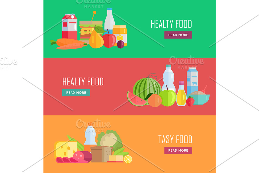 Tasty and Healthy Food in Illustrations - product preview 8