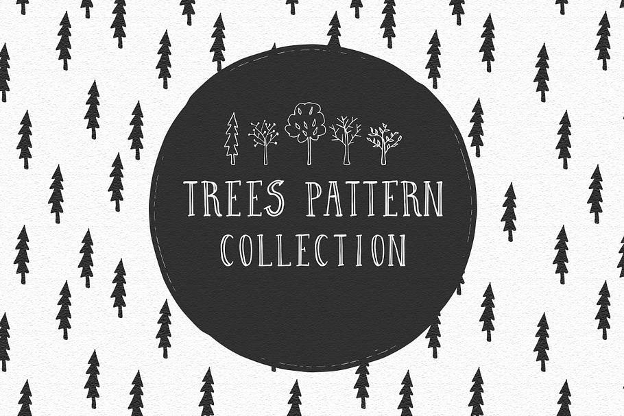 Trees pattern collection in Patterns - product preview 8