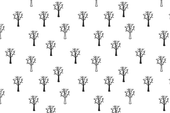 Trees pattern collection in Patterns - product preview 1