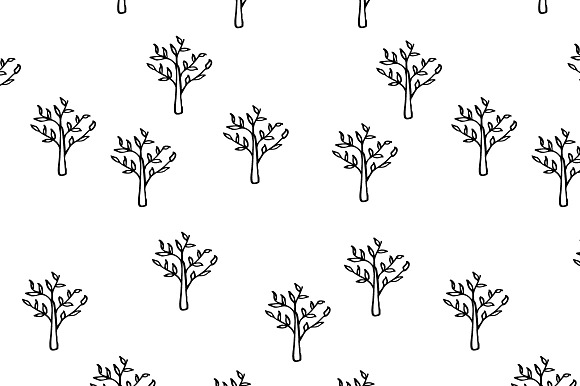 Trees pattern collection in Patterns - product preview 3