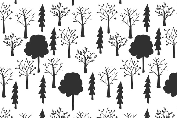 Trees pattern collection in Patterns - product preview 5