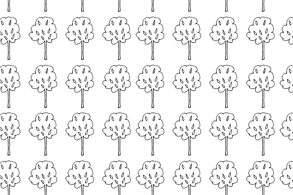 Trees pattern collection in Patterns - product preview 6