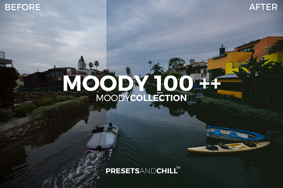 MOODY COLLECTION 1 - Adobe Lightroom in Photoshop Plugins - product preview 1