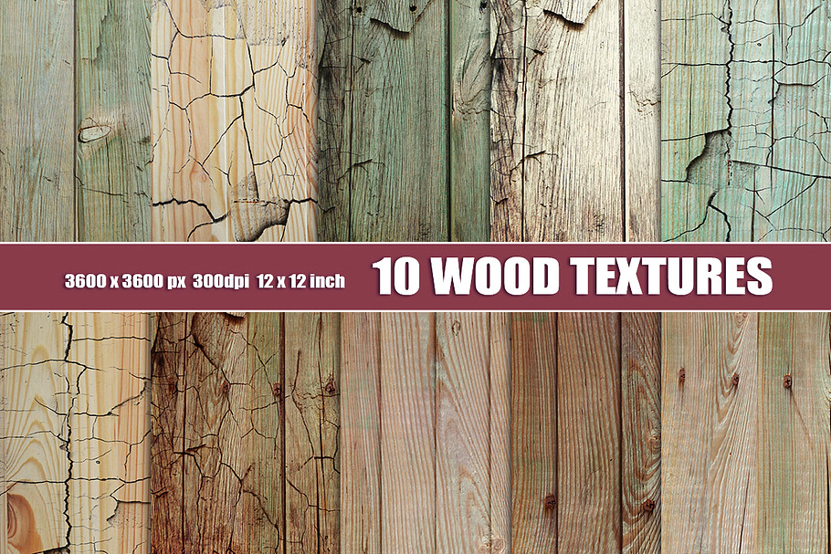 Old painted wood textures