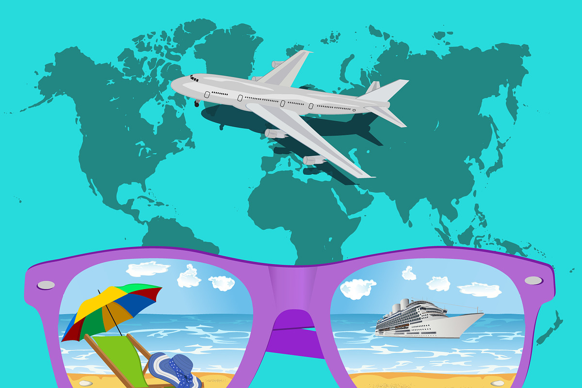 Traveling, tourism and vacations in Illustrations - product preview 8