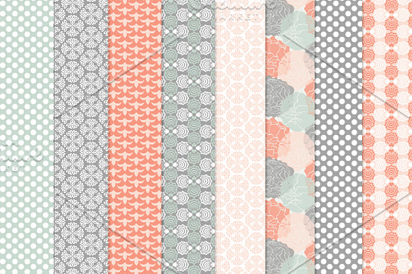 Peachy Collection-vector & jpgs in Patterns - product preview 1