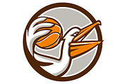 Pelican Dunking Basketball Circle 