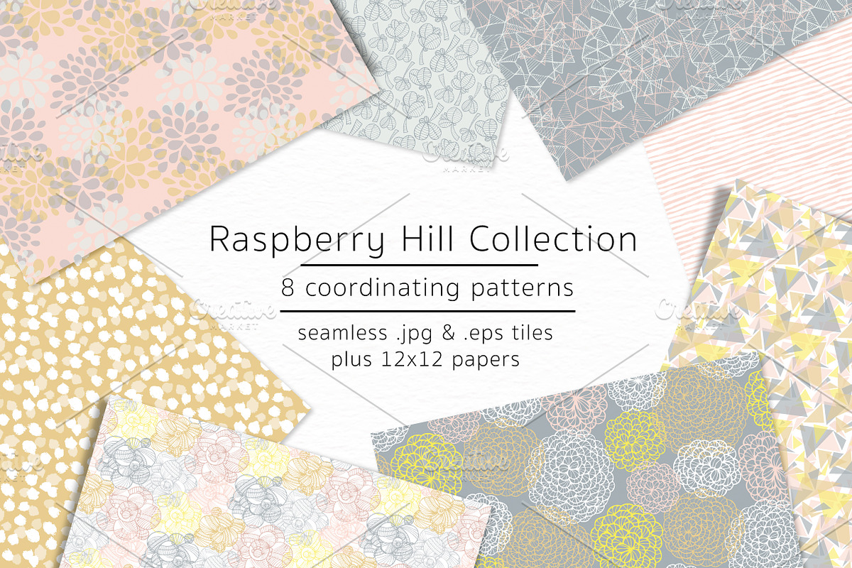 Raspberry Hill-vector & jpgs in Patterns - product preview 8