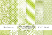 Wild About Green 2 Digital Paper