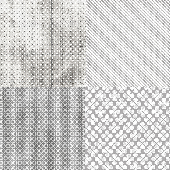 Wild About Grey Set 2 Digital Paper in Patterns - product preview 2