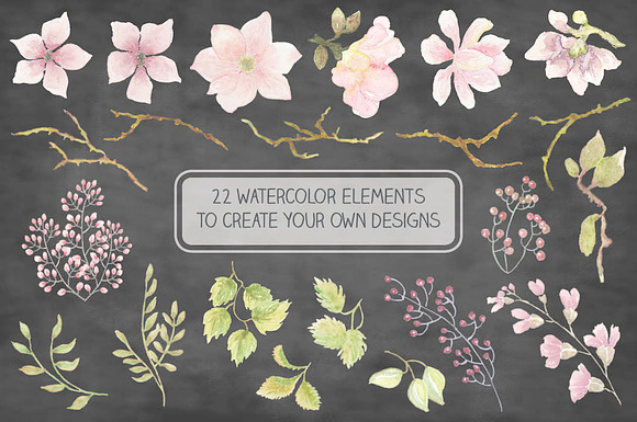 Watercolor wedding clip art bundle I in Illustrations - product preview 2