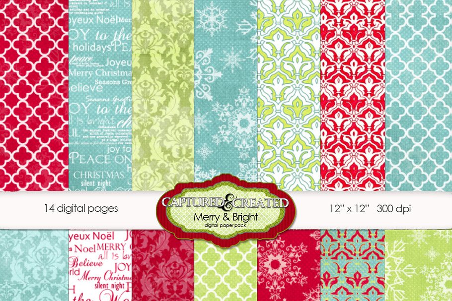 Merry & Bright Christmas Papers 14