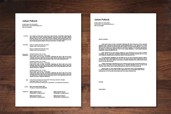 Resume & Cover Letter in Letter Templates - product preview 1