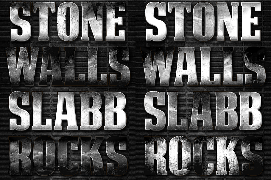 32 Extreme Stone Layer Styles 1 in Photoshop Layer Styles - product preview 8