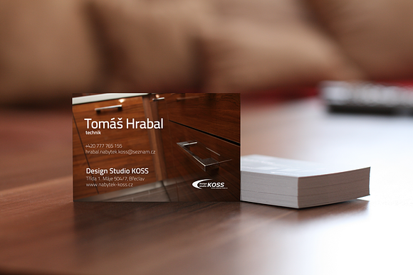 Depth 2 — Business Card Mock-Up in Print Mockups - product preview 1