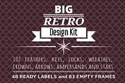 Big retro design kit