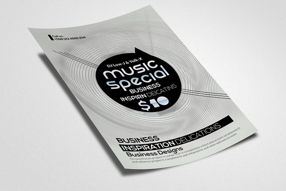 Music Party Night Flyer in Flyer Templates - product preview 1