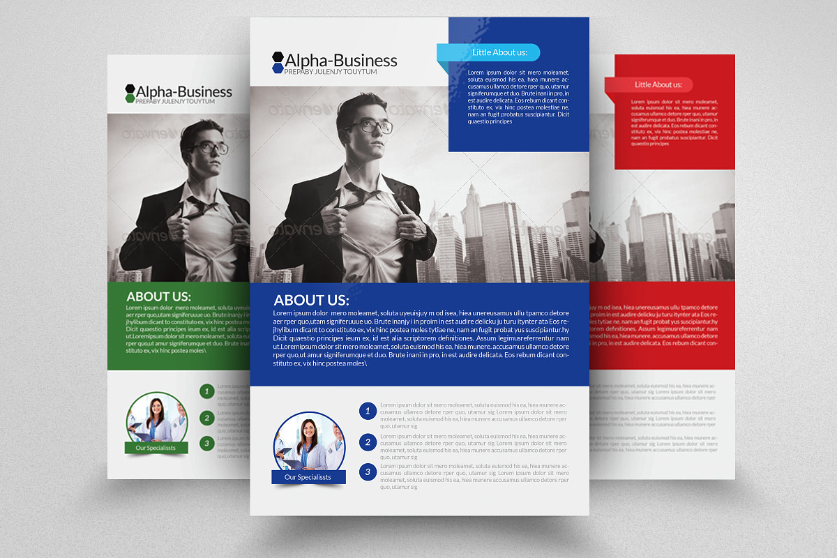 Marketing Consulting Business Flyer in Flyer Templates - product preview 8