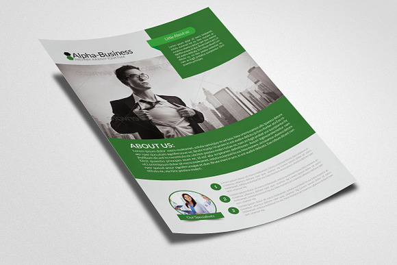 Marketing Consulting Business Flyer in Flyer Templates - product preview 2